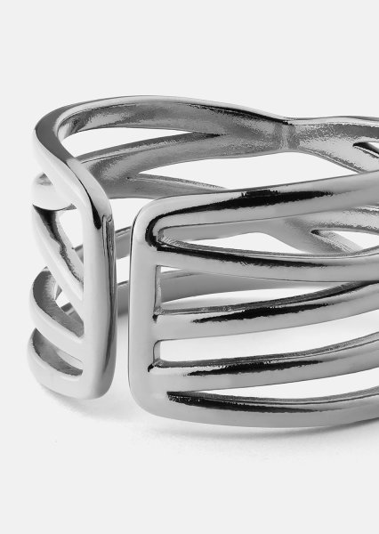 Ring Silver Maze - Versilbert