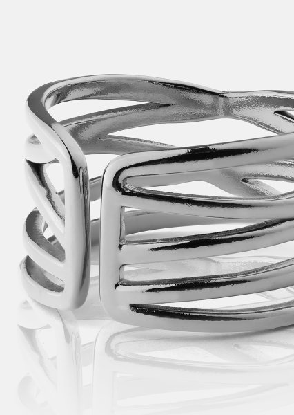 Ring Silver Maze - Versilbert