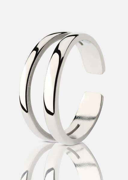 Apertura Ring - Versilbert