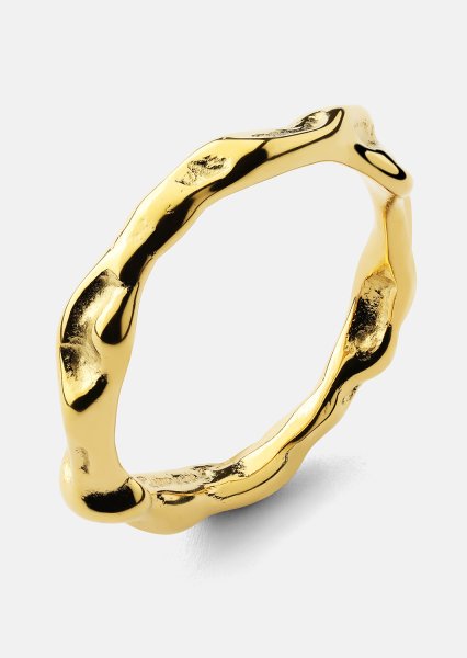 Ondula Ring - 18k Vergoldet