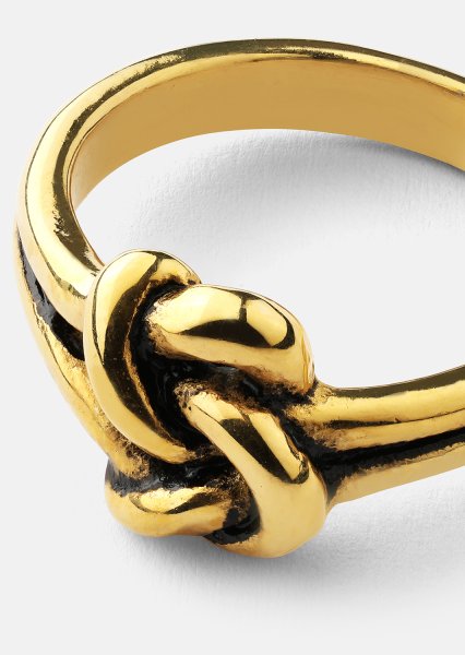 Ring Knot- 18k vergoldet
