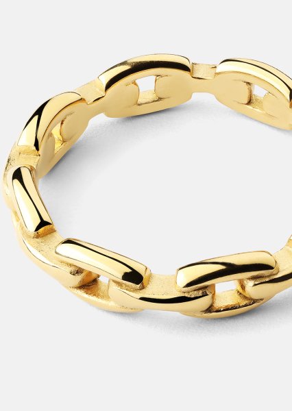 Ring Bold Chain - 18K Vergoldet