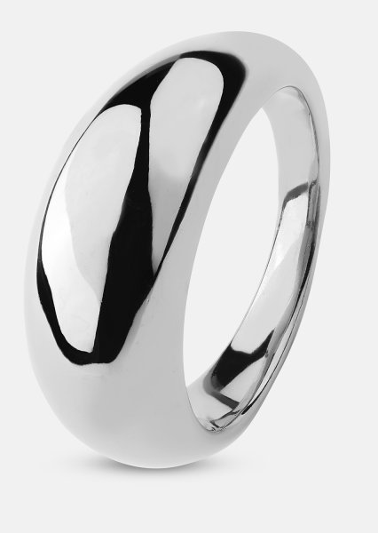 Ring Dome - Versilbert