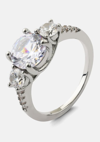 Ring Trinity - Versilbert