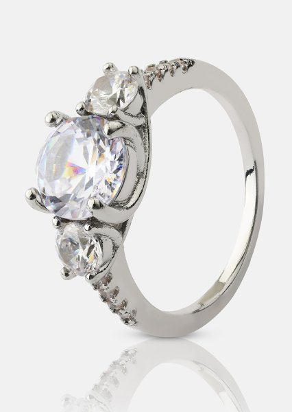 Ring Trinity - Versilbert