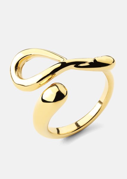 Ring Loop - 18k Vergoldet