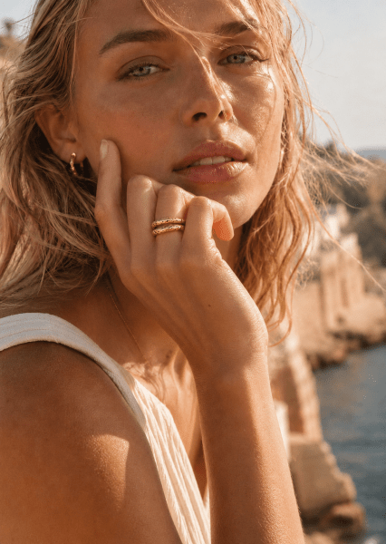 Ring Duo - 18K Vergoldet