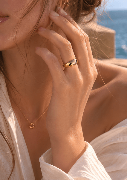 Ring Harmonia - 18k vergoldet