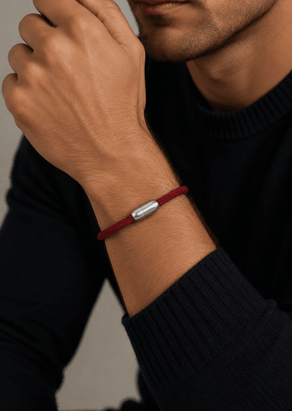 Kordelarmband Crimson Nobility