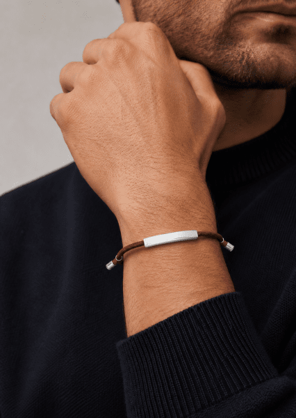 Kordelarmband Steel Horizon