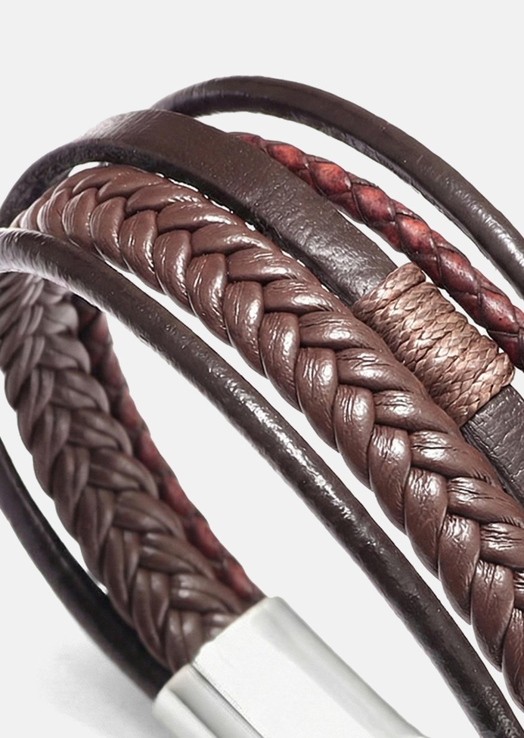 Lederarmband Horizon Weave