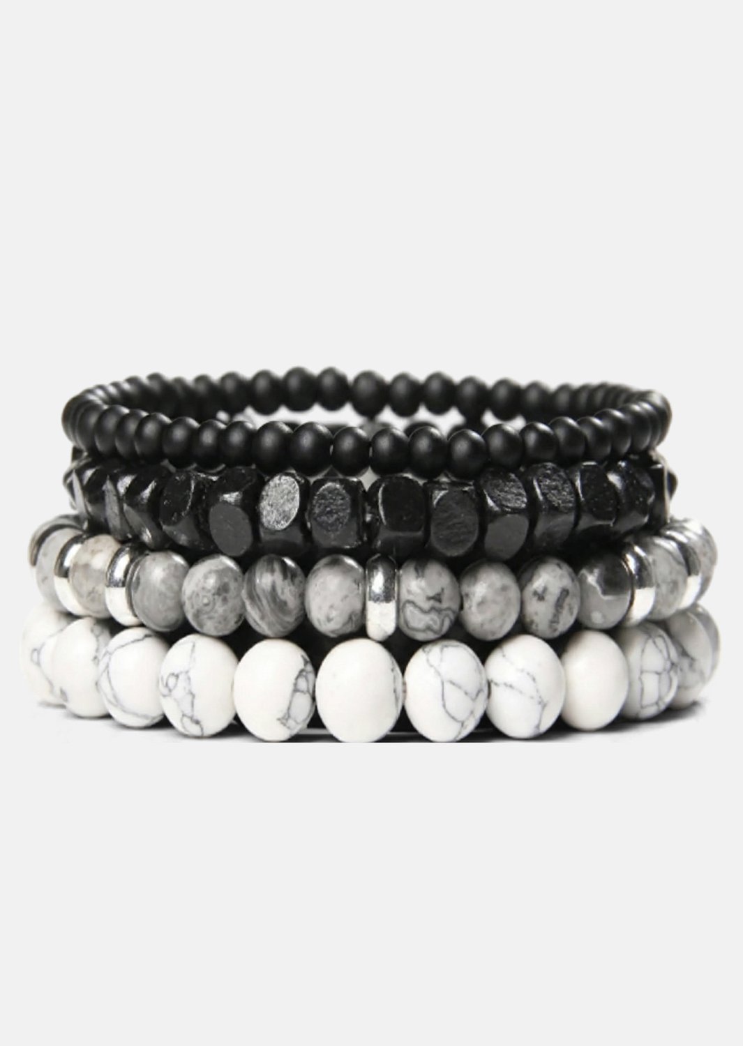 Perlenarmband Obsidian Nexus