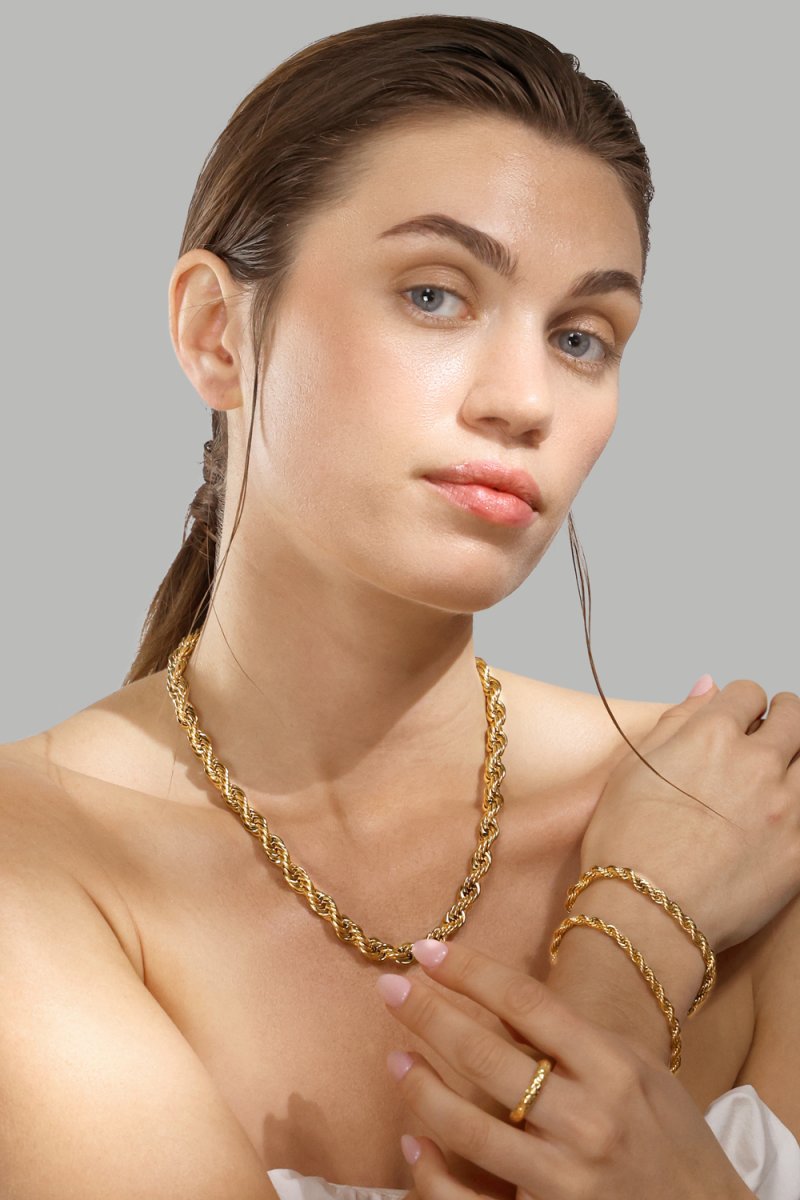 Armband Tresse - 18k Vergoldet