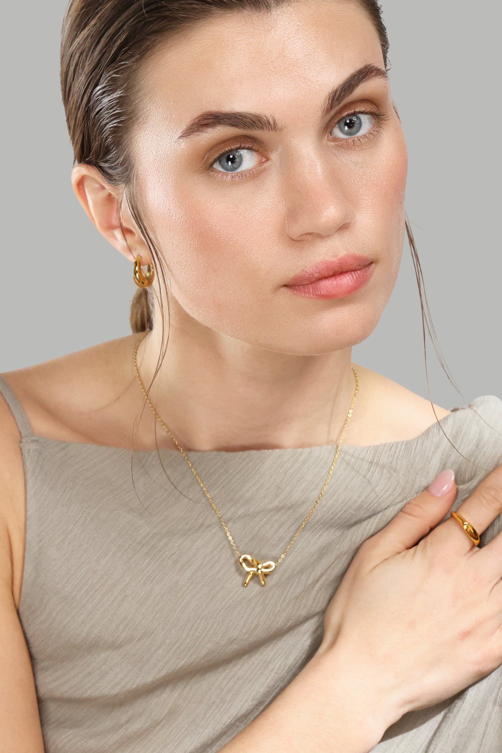 Ohrringe Bold Mini – 18k Gold Plated