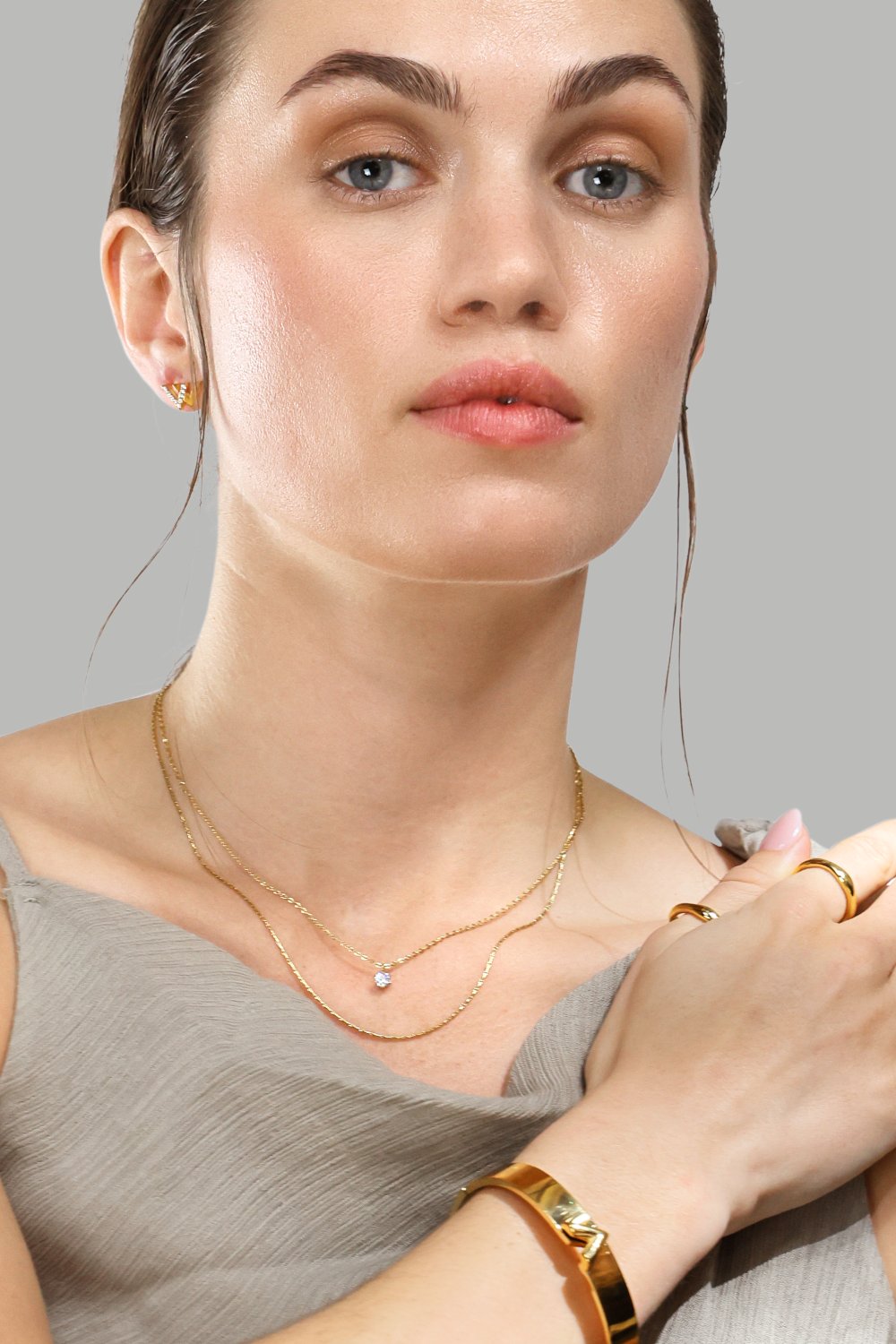 Armband V-Lock - 18k Vergoldet