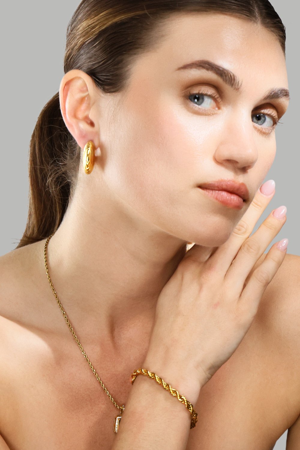 Halskette Black Luxe - 18k Vergoldet