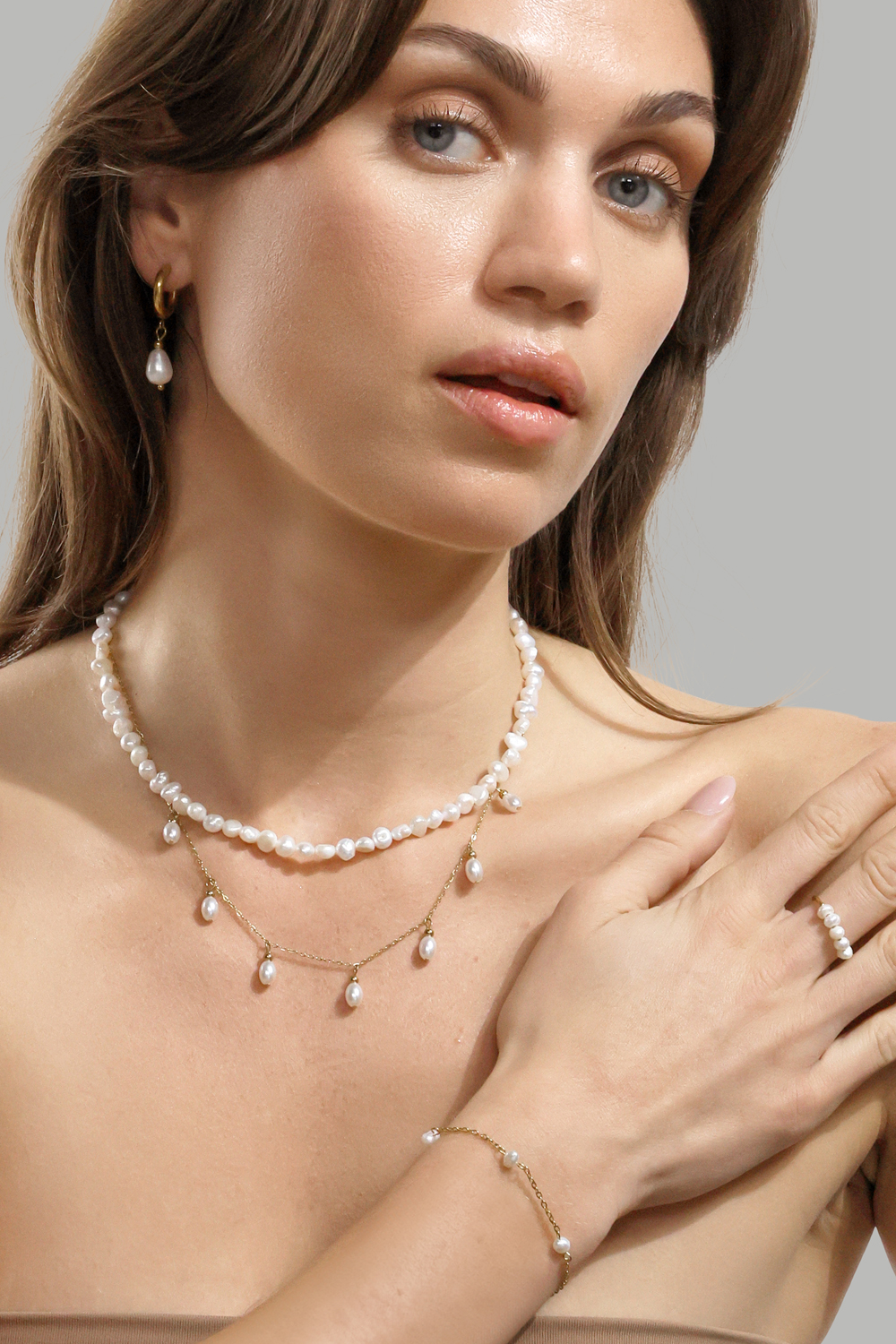 Bridal Halskette – 18k Gold Plated