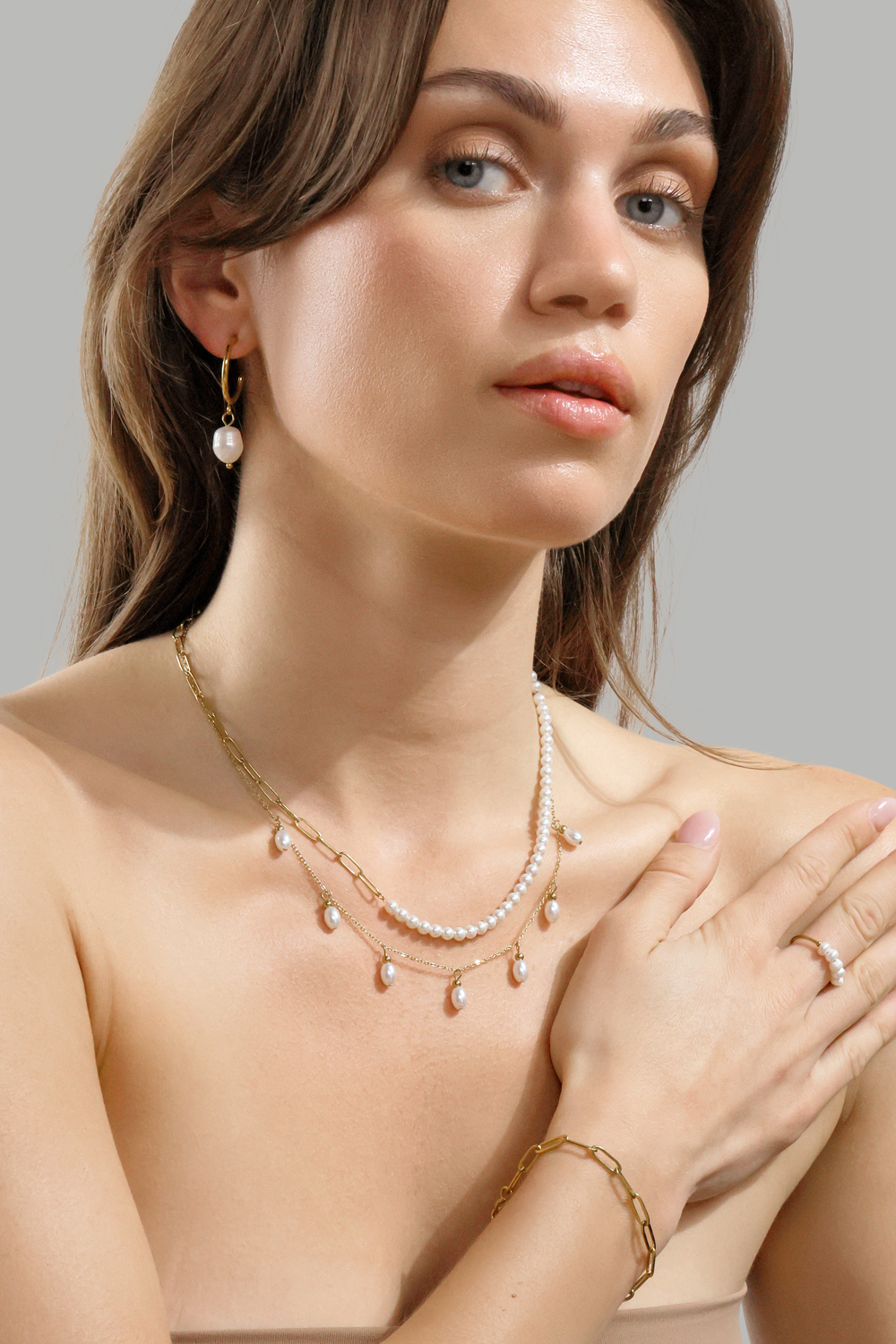 Ring Perla - 18k vergoldet