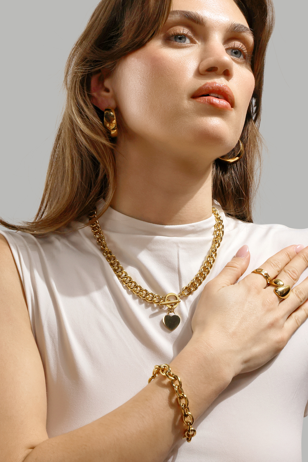 Armband Loop – 18k Vergoldet