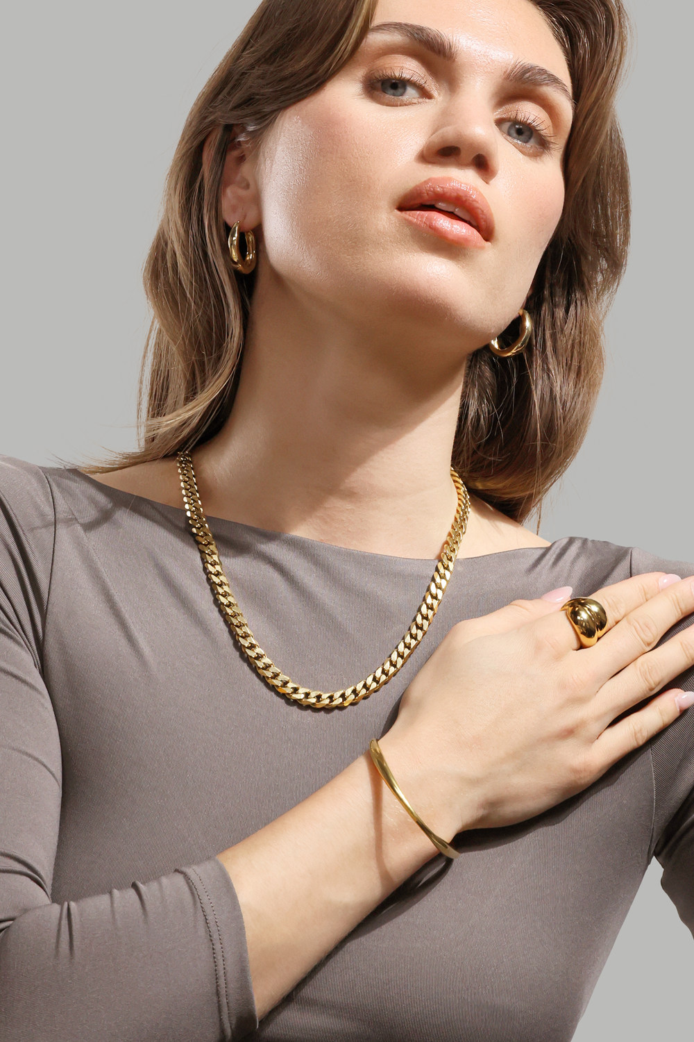 Halskette Chic Layer- 18k Vergoldet