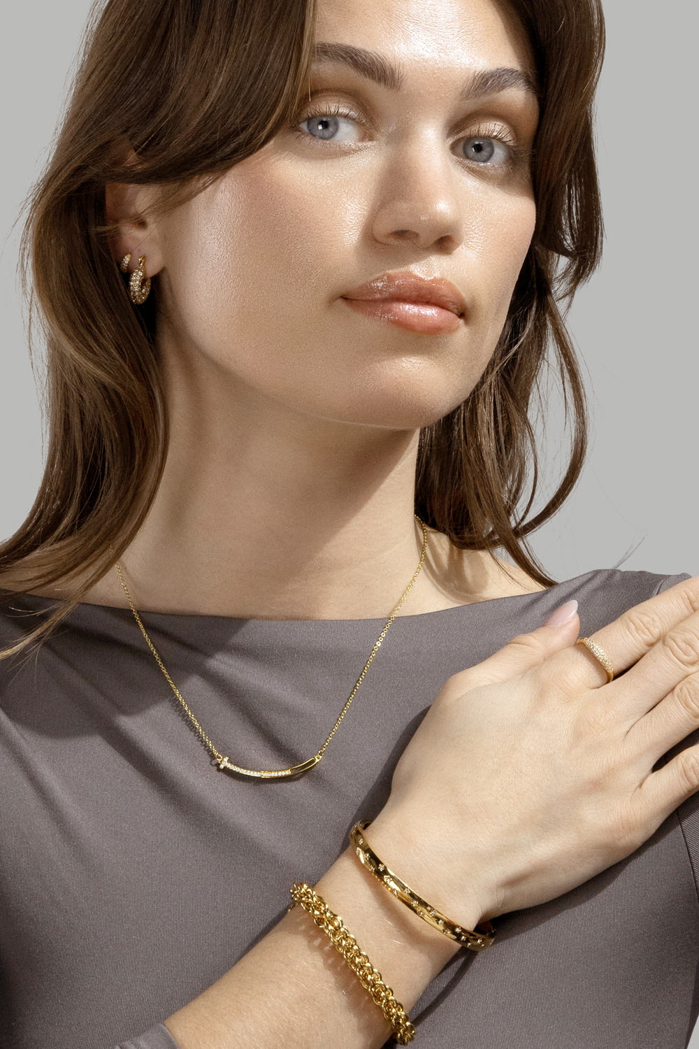 Halskette Nova - 18k Vergoldet