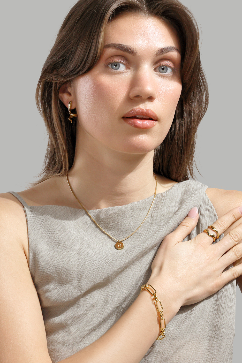 Ring Vira - 18k vergoldet