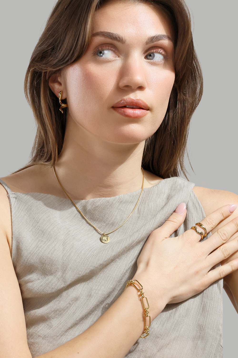 Serpentis Ohrringe – 18k Gold Plated