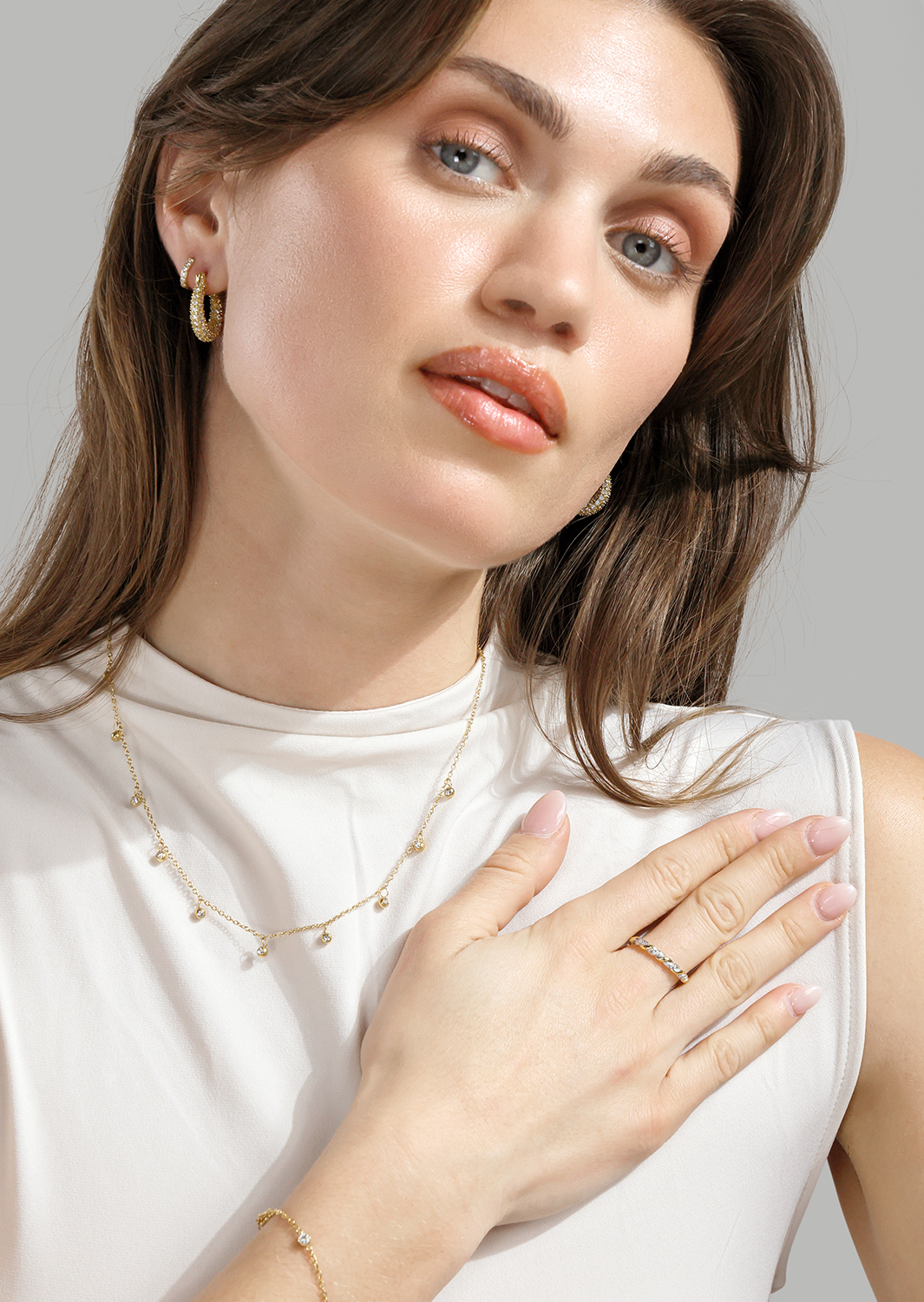 Pure Radiance Halskette – 18k Vergoldet