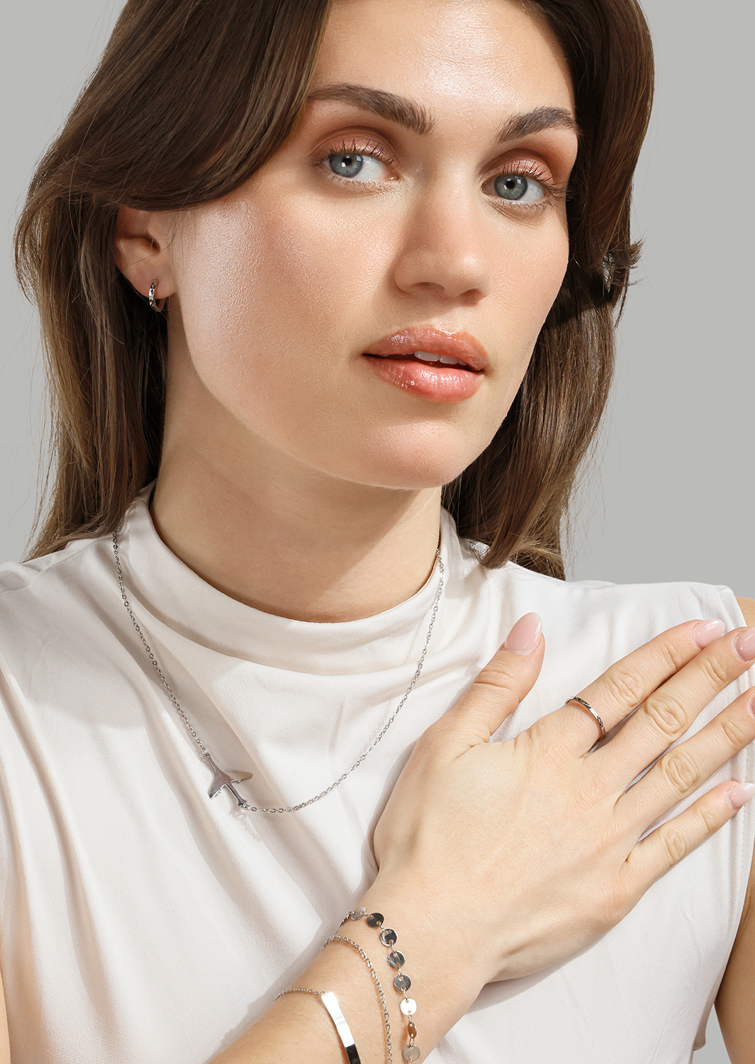 Armband Solea- Versilbert
