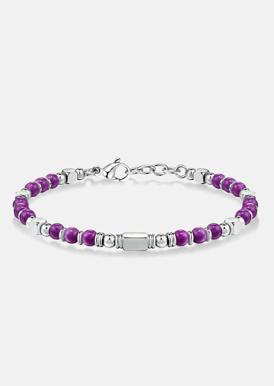 Perlenarmband Violet Shield
