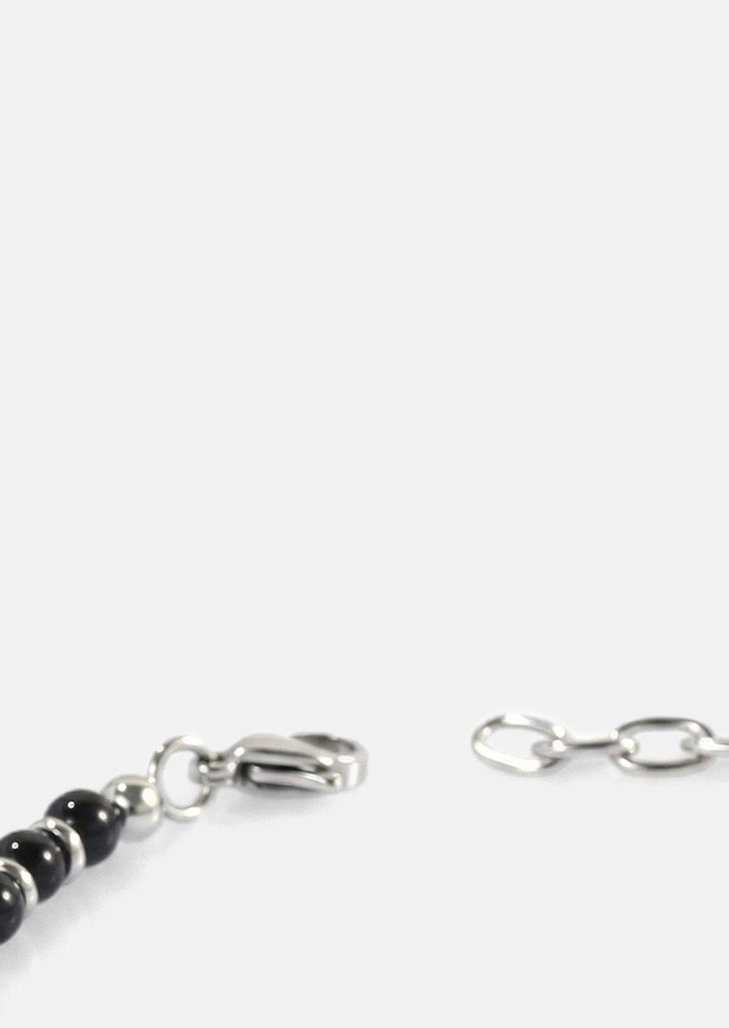Perlenarmband Obsidian Crest