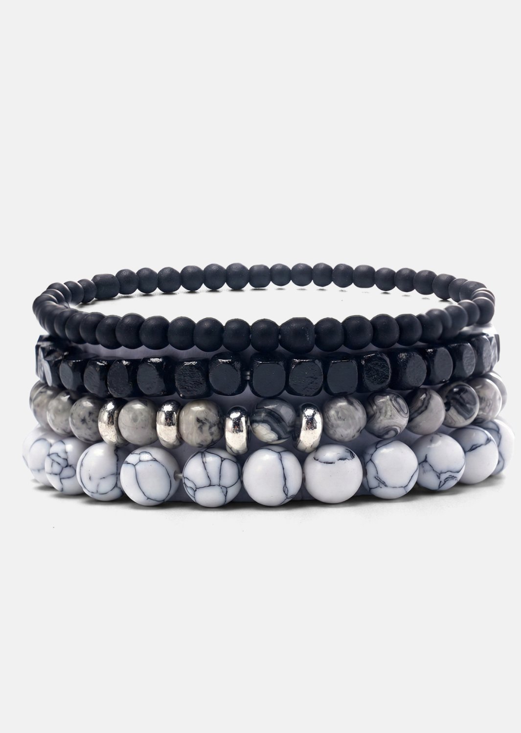 Perlenarmband Ebon Majesty