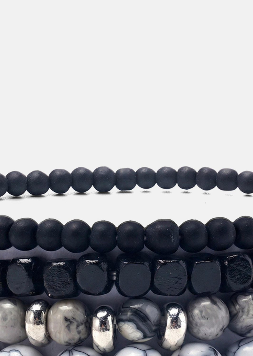 Perlenarmband Ebon Majesty