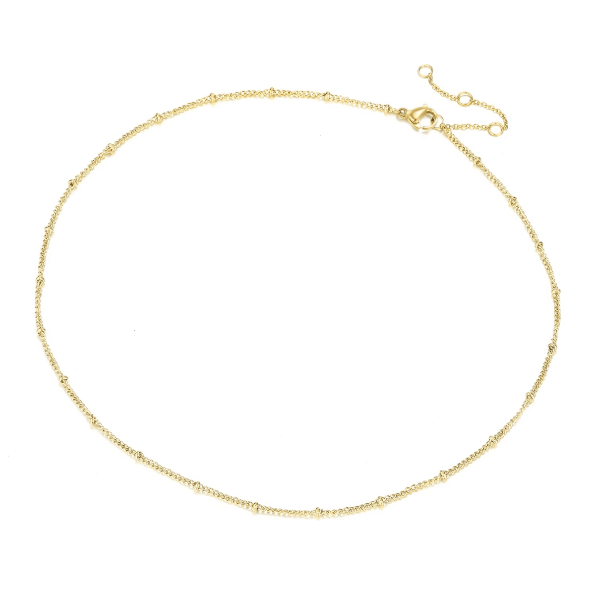 Halskette Dots - 18k Vergoldet