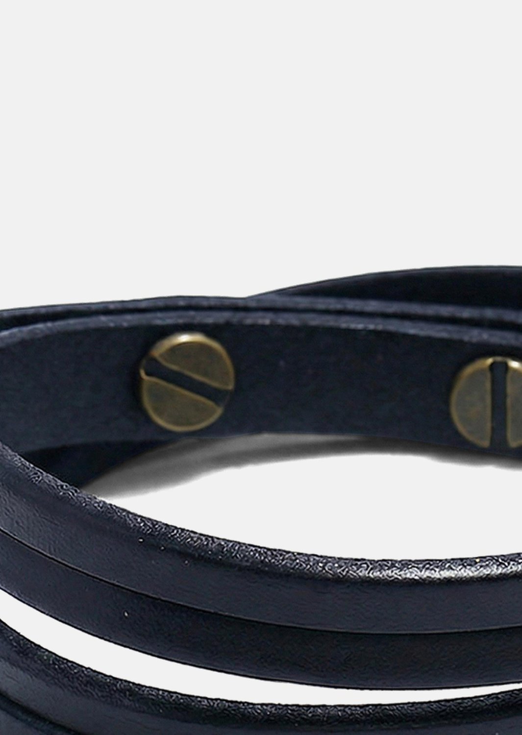 Lederarmband Ebon Twist