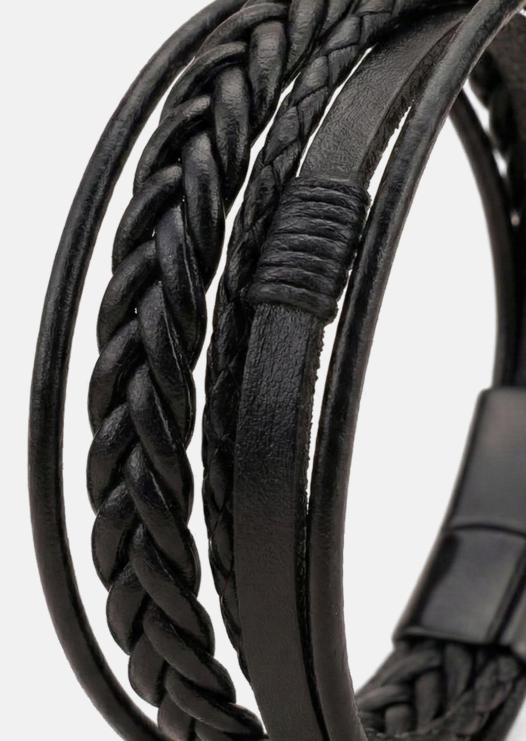 Lederarmband Ebon Serpent