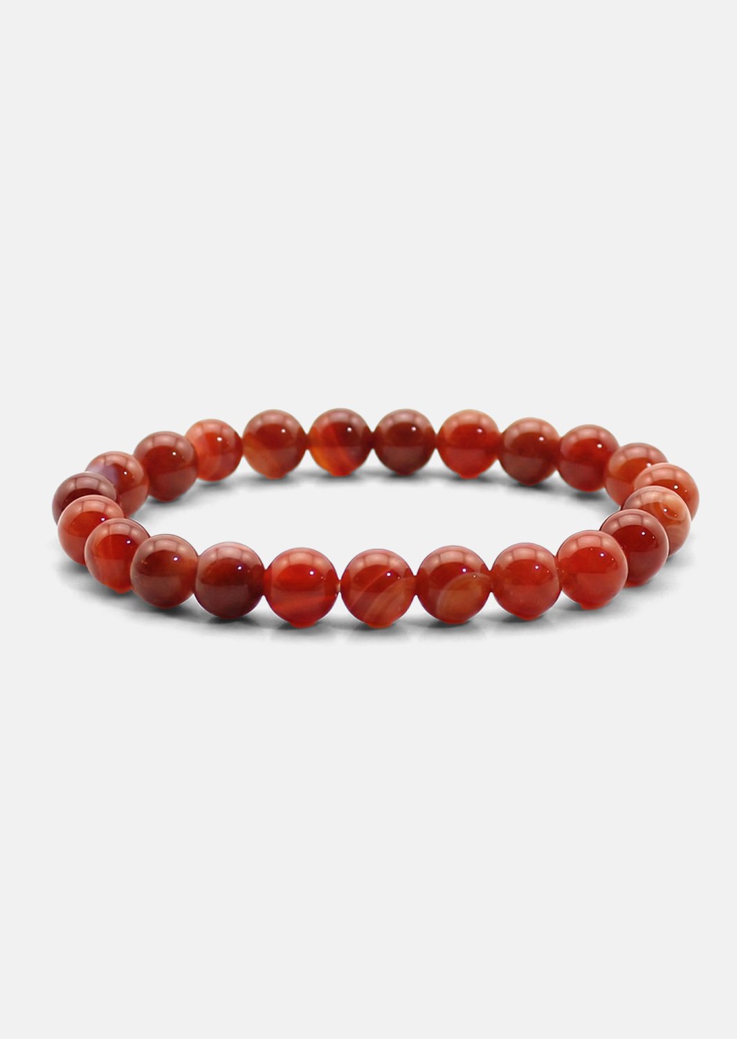 Perlenarmband Crimson Aura