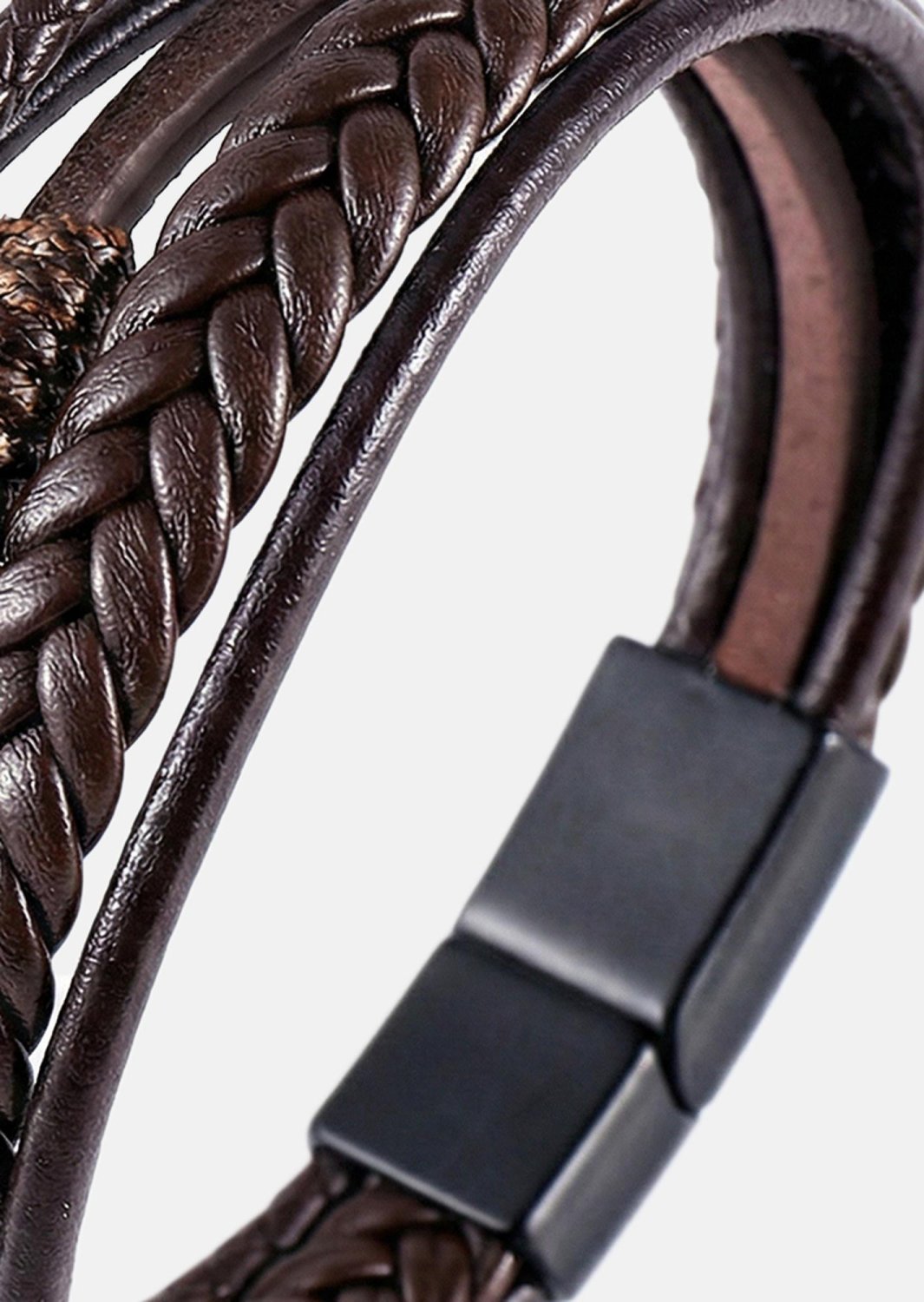 Lederarmband Cavalier Weave