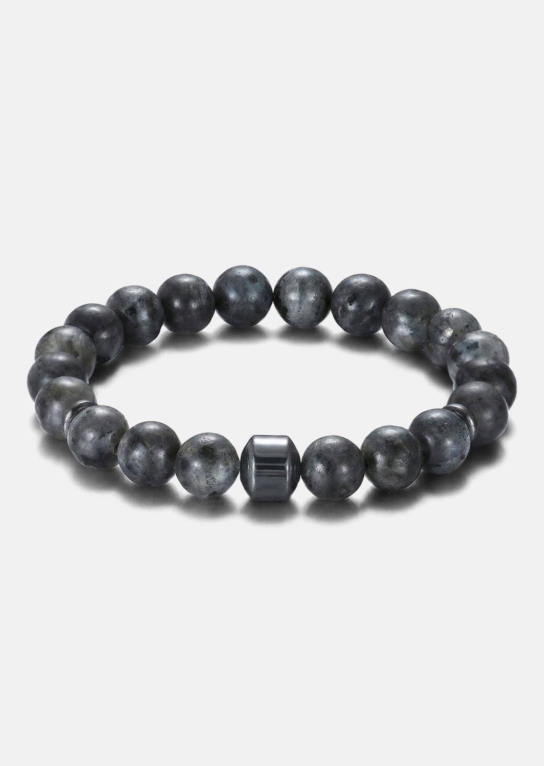 Perlenarmband Obsidian Charm