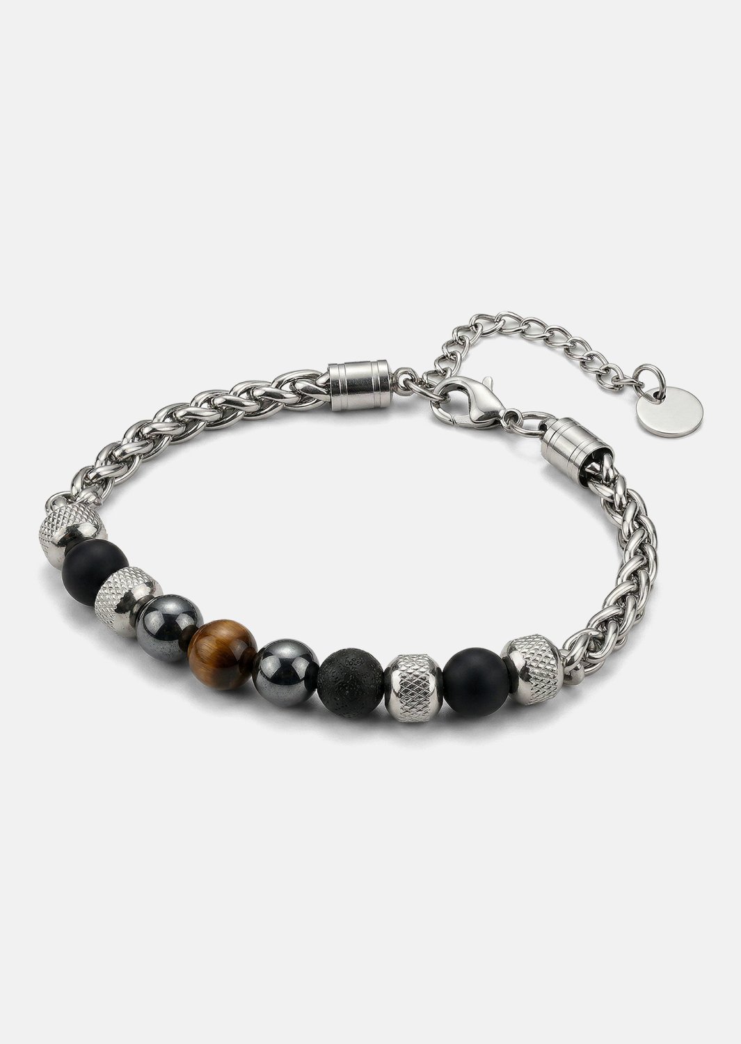 Perlenarmband Levon Flint