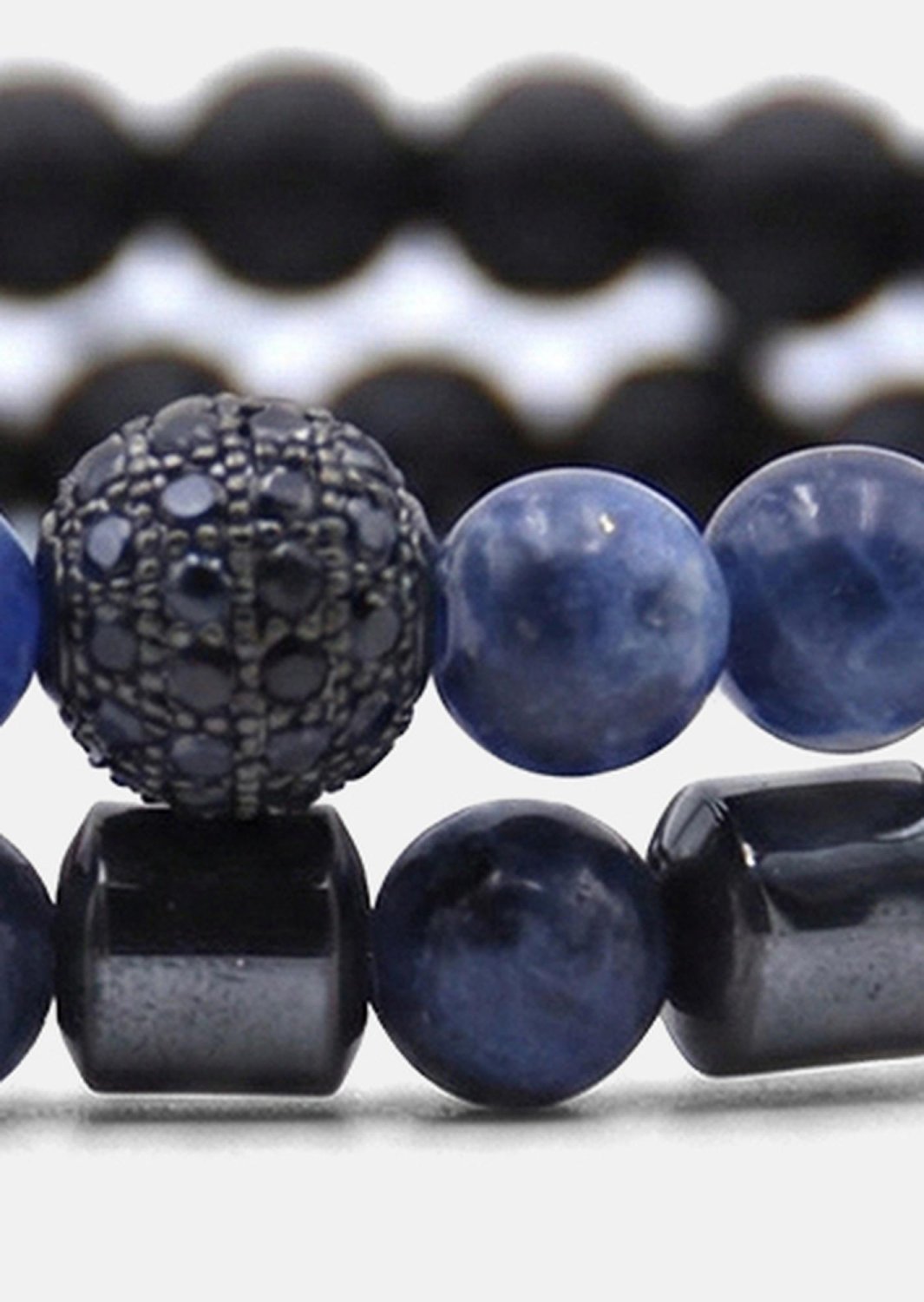 Perlenarmband Midnight Echo