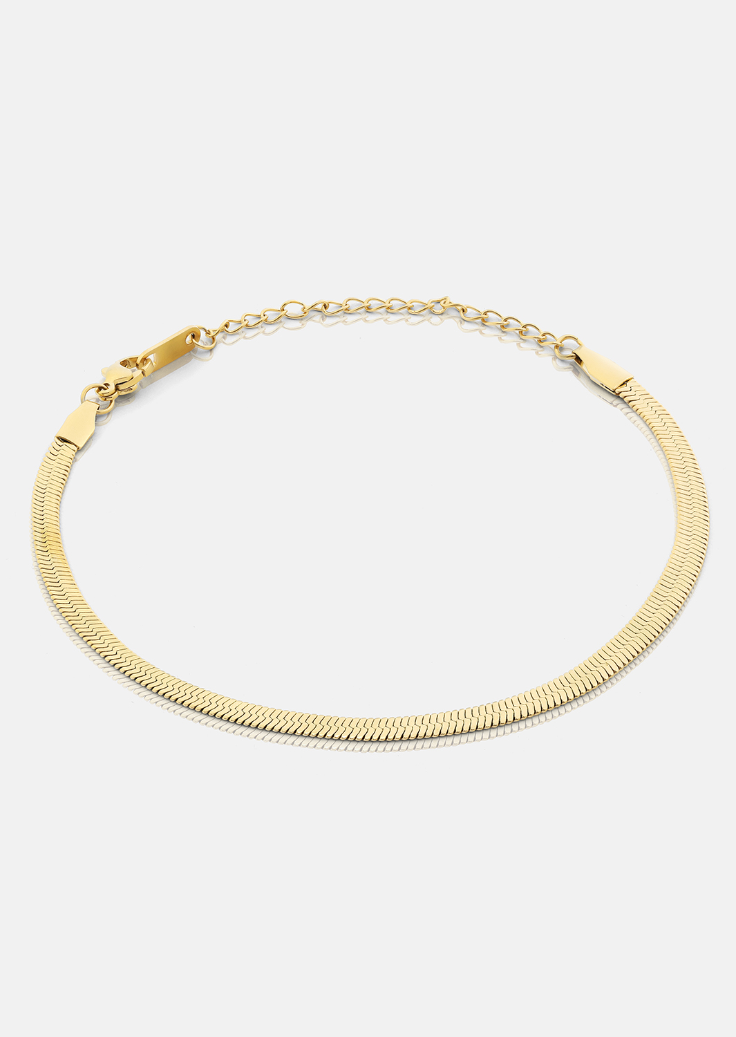 Armband Sleek Chain- 18k Gold Plated