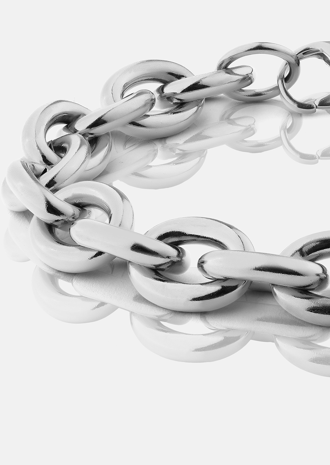 Armband Loop – Versilbert
