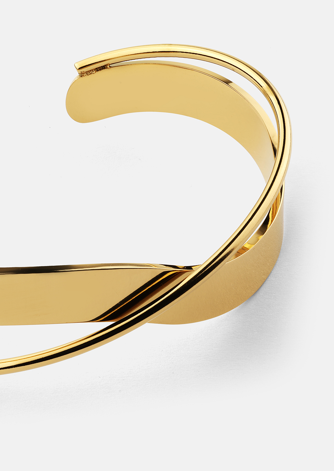 Armband Twist Cuff - 18k Vergoldet