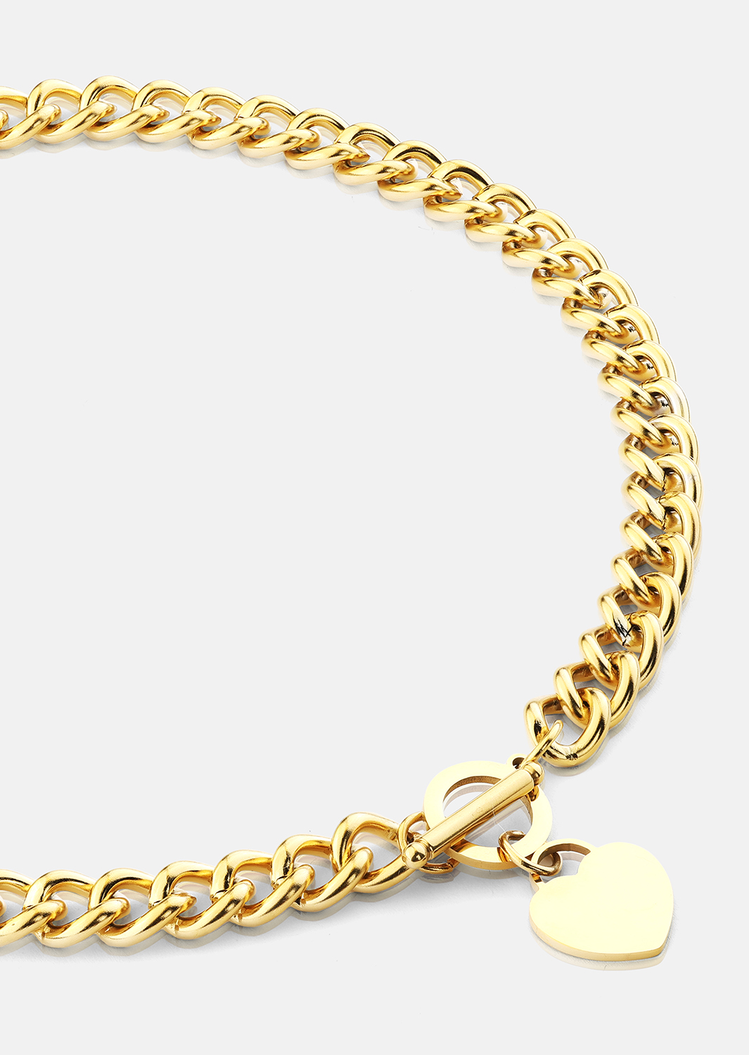 Luxe Circle Charm Necklace - 18k Vergoldet