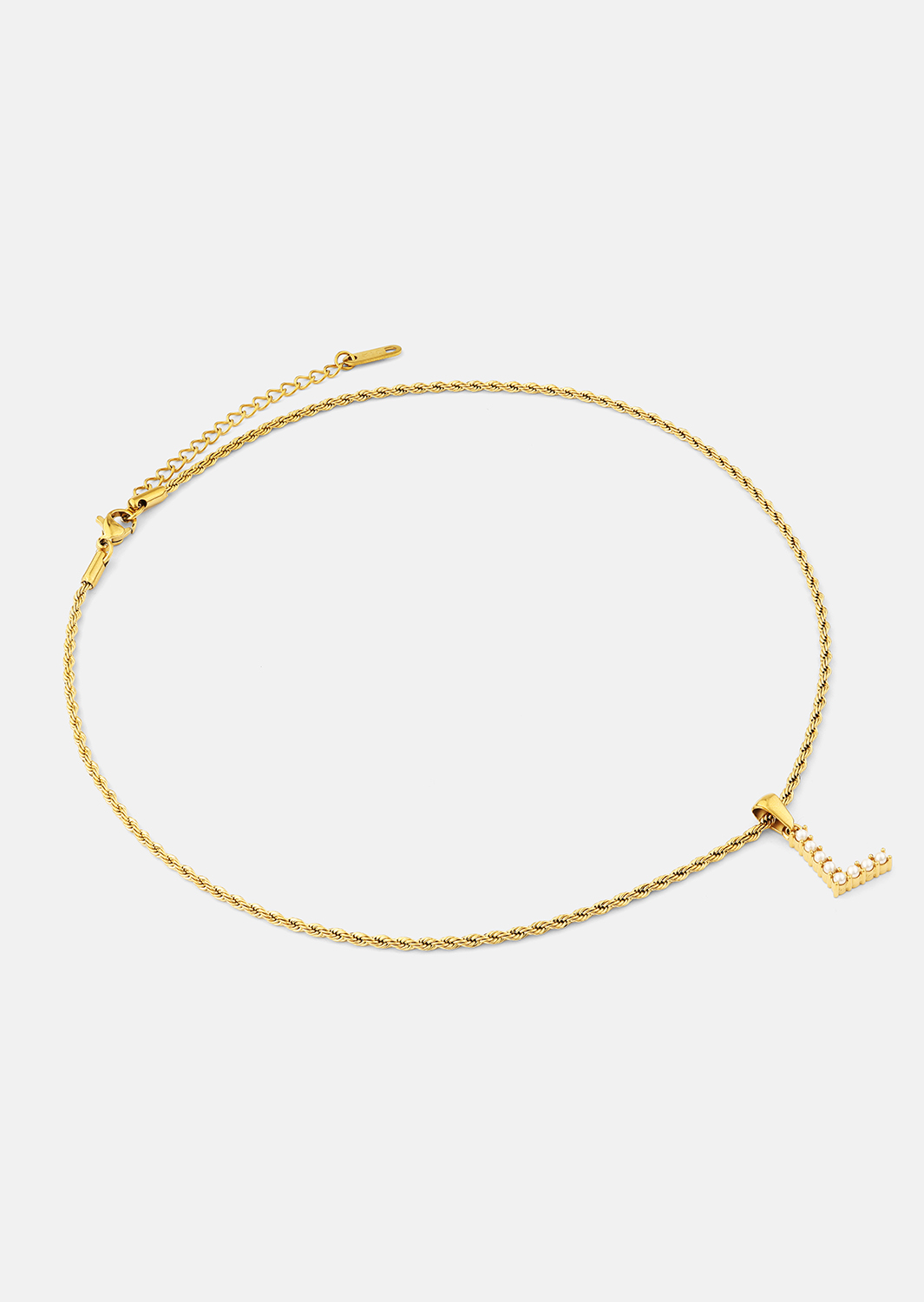 Amulet A-N Halskette – 18k Vergoldet
