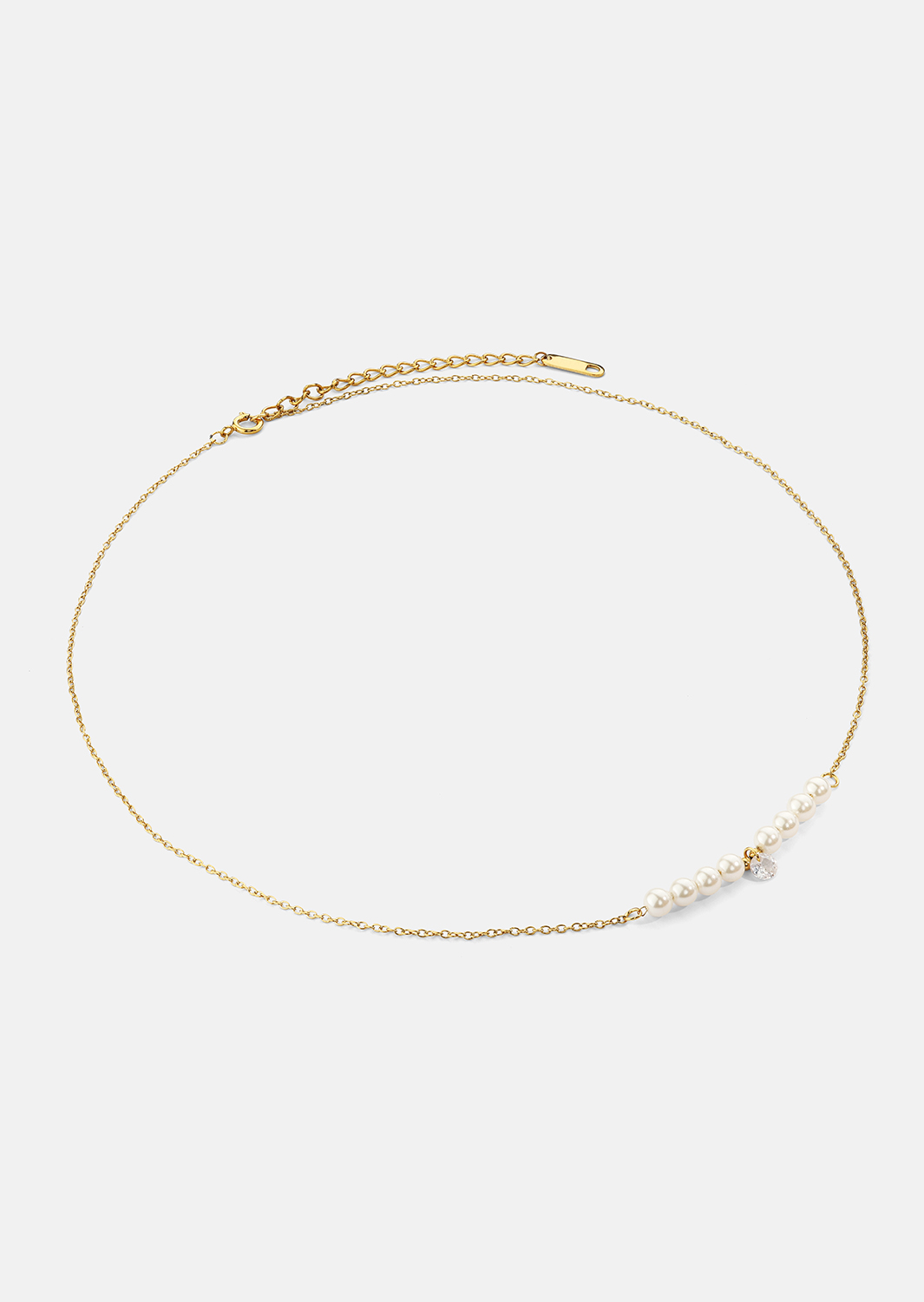Halskette Moonlet Grace - 18k Vergoldet