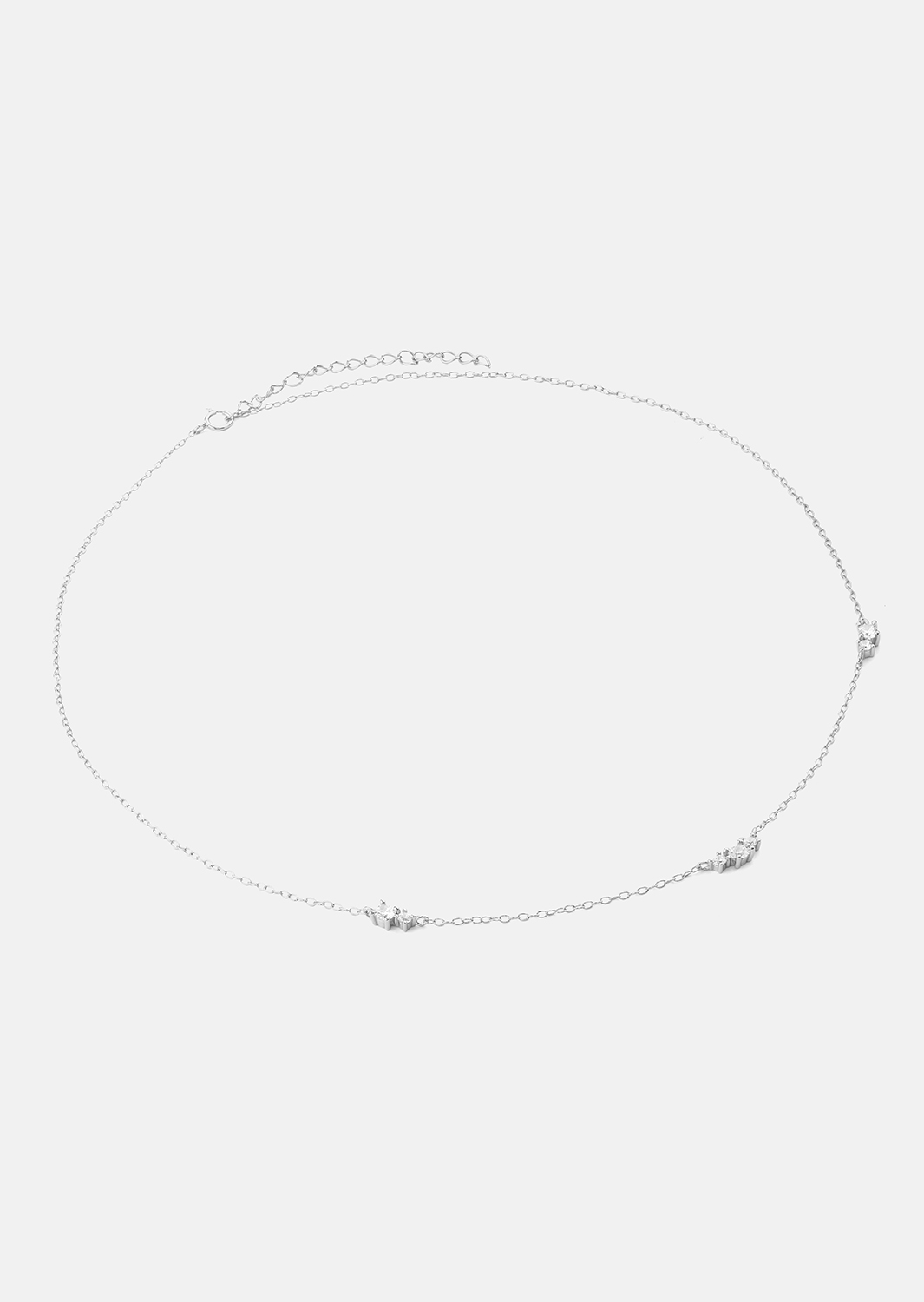 Halskette Lunessence – Versilbert