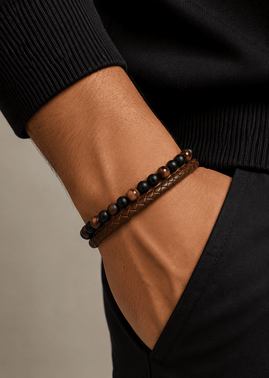 Lederarmband Luxe Tangle