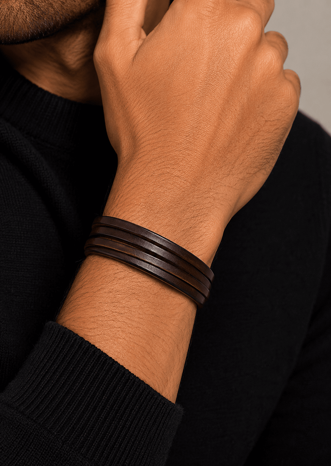Lederarmband Savage Echo